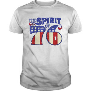 The Spirit 76 American Flag 4Th Of July Independence Day Shirt